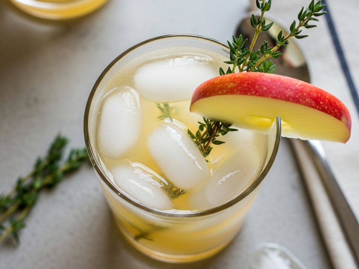 Simple Apple-Thyme Spritzer