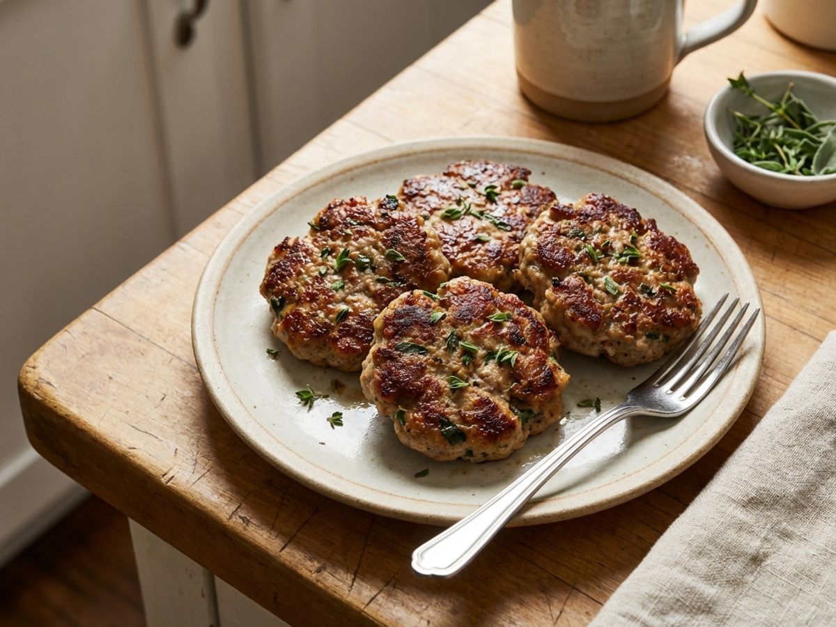 Fresh Herb Breakfast Sausage Patties
