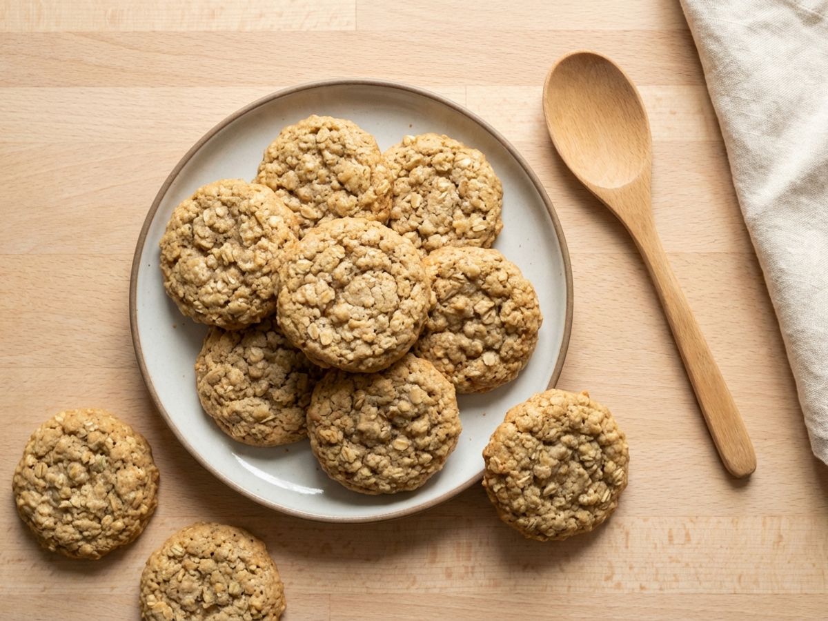 Cardamom Oatmeal Cookies