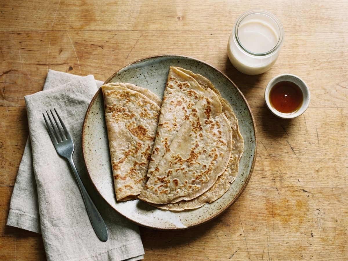 Cassava Flour Crepes