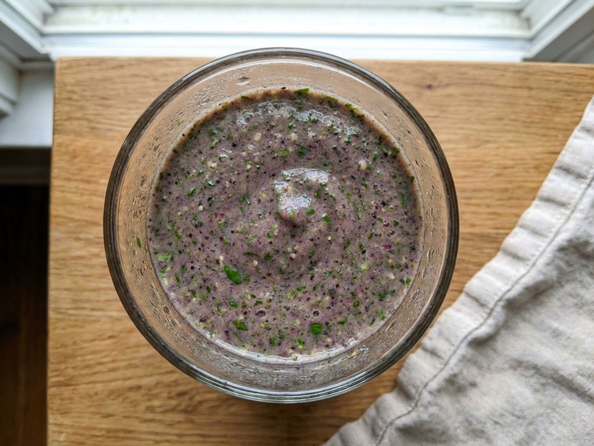 Cucumber Blueberry Smoothie