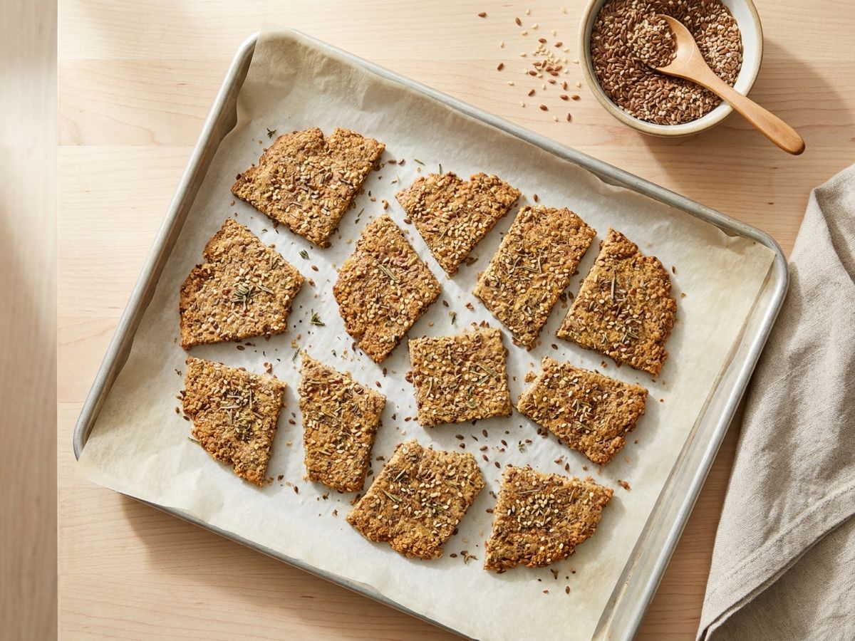 Flax Seed Crackers