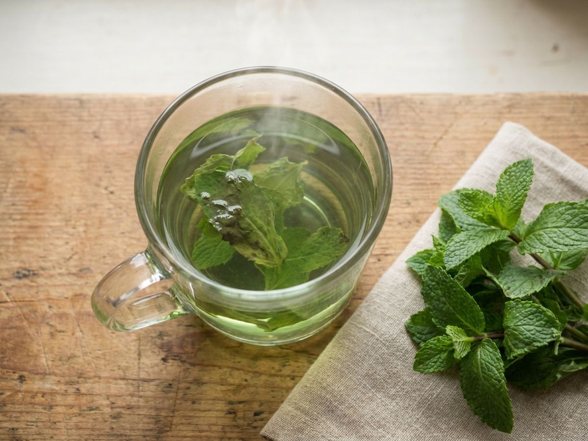 Fresh Peppermint Tea