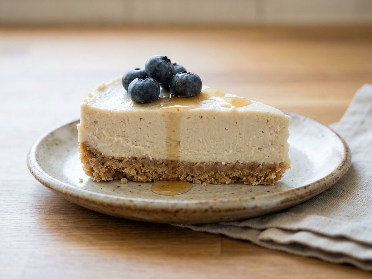 No-Bake Coconut Cashew Cheesecake