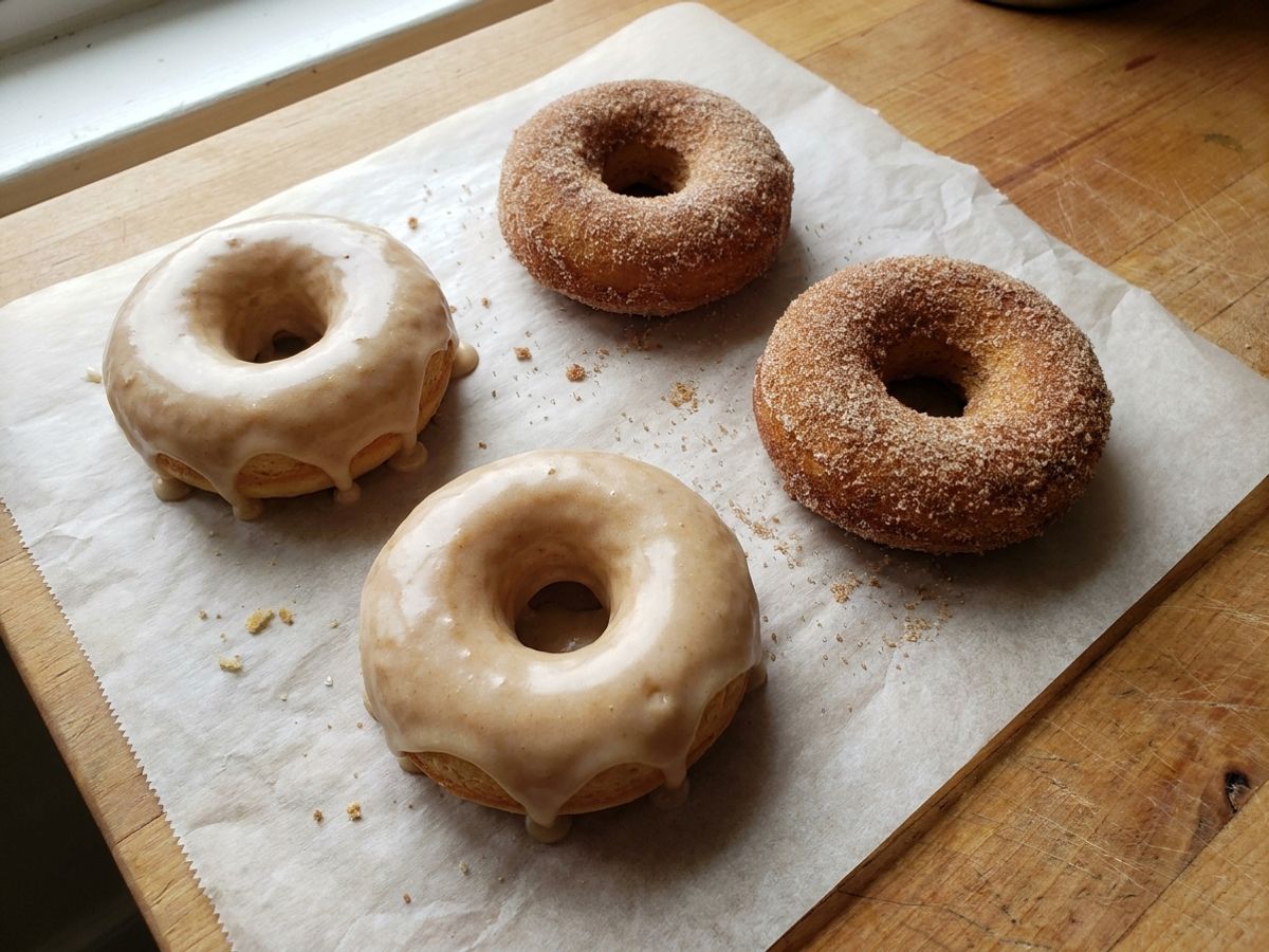 Baked Vanilla Donuts