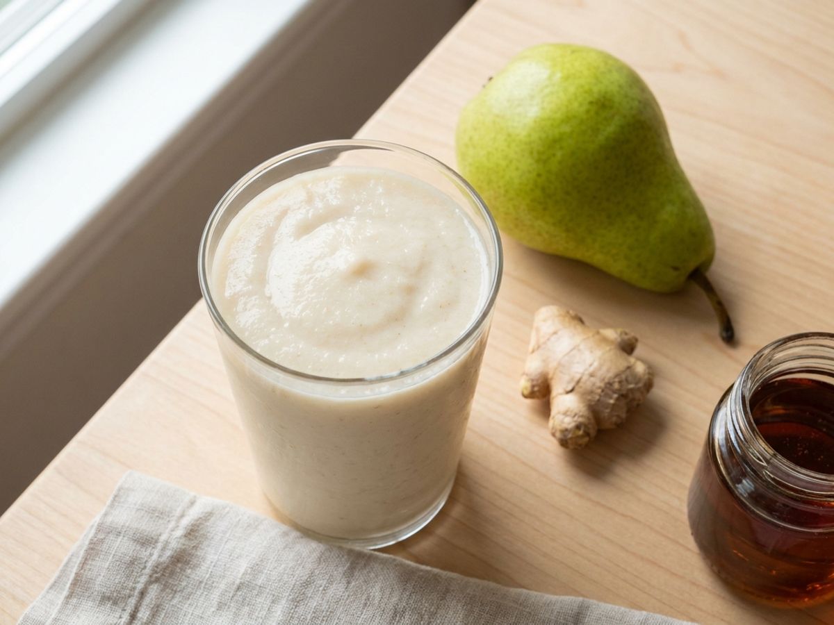 Pear Ginger Smoothie